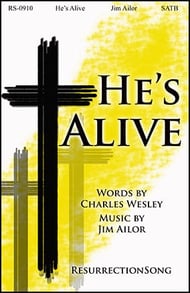 He's Alive SATB choral sheet music cover Thumbnail